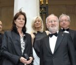 Caroline de Monaco se rend au Théâtre de La Fenice, à Venise, pour admirer le ballet Cendrillon. 28 avril 2011