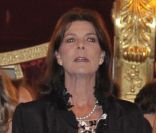 Caroline de Monaco se rend au Théâtre de La Fenice, à Venise, pour admirer le ballet Cendrillon. 28 avril 2011