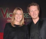 Sinclair et Amanda Sthers aux Victoires de la Musique, le 1er mars 2011.