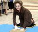 Leslie Caron honorée en Espagne, en avril 2003.