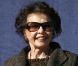 Leslie Caron honorée par son étoile sur le Hollywood Boulevard de Los Angeles, en décembre 2009.