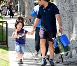 Russel Crowe et son fils