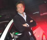 Stéphane Freiss à l'occasion de la présentation de la Fiat 500byGucci, au MotorVillage, à Paris, le 4 mai 2011.