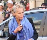 Christine Ockrent assiste au dernier hommage rendu à Marie-France Pisier, en l'église Saint-Roch, à Paris, le 5 mai 2011.