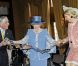 La reine Beatrix et la princesse Maxima des Pays-Bas, à l'ouverture de l'exposition 'Maxima, 10 ans aux Pays-Bas' à Apeldoorn, Pays-Bas, le 7 mai 2011.