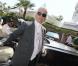 Karl Lagerfeld arrive à Cannes pour assister au 64e festival. 10 mai 2011
