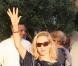 Uma Thurman arrive à Cannes pour assister au 64e festival. Elle est membre du jury. 10 mai 2011