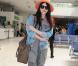 Fan Bingbing arrive à l'aéroport de Nice afin d'assister au festival de Cannes, qui se tient du 11 au 22 mai 2011.