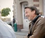 Florent Pagny et Pascal Obispo sur le tournage du clip <em>Je laisse le temps faire</em>, en Normandie