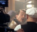 Florent Pagny et Pascal Obispo sur le tournage du clip <em>Je laisse le temps faire</em>, en Normandie