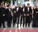 L'équipe du film The Artist, de Michel Hazanavicius, le 15 mai 2011. 64e festival de Cannes
