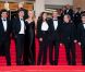 L'équipe du film The Artist, le 15 mai 2011, à Cannes.