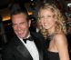 Jean Dujardin et Alexandra Lamy à l'issue de la projection de The Artist, le dimanche 15 mai 2011.