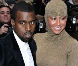 Kanye West et Amber Rose le 26 janvier 201 à Paris