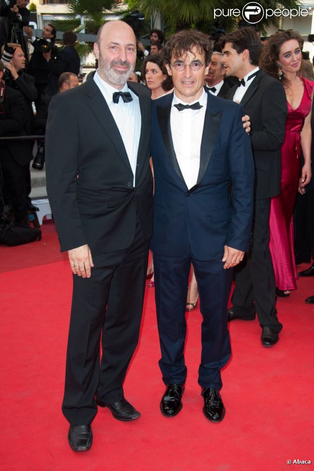 Cédric Klapisch et Albert Dupontel lors de la projection de 
