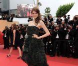 Julia Saner lors de la montée des marches du film La Conquête le 18 mai 2011 à l'occasion du 64e Festival de Cannes