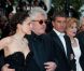 Elena Anaya, Pedro Almodovar, Antonio Banderas, Marisa Paredes et Jean-Paul Gaultier lors de la présentation du film La Piel que Habito au festival de Cannes le 19 mai 2011