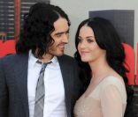 Katy Perry et son mari Russell Brand en 2011