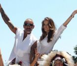 Christian Audigier fête ses 53 ans dans son ranch de Topanga Canyon à Malibu le samedi 21 mai 2011