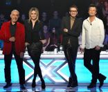 Le jury de X Factor : Olivier Schultheis, Véronic DiCaire, Henry Padovani et Christophe Willem