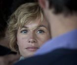 Cécile de France en promotion du <em>Gamin au Vélo</em> au Kinepolis Imagibraine, à Braine-l\'Alleud, en Belgique, le 25 mai 2011.
