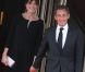 Carla-Bruni Sarkozy (enceinte) et son époux Nicolas Sarkozy sur le perron du Ciro's, à Deauville, le 26 mai 2011.