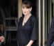 Carla Bruni-Sarkozy enceinte, déjeune avec les conjoints des chefs de délégation des pays africains et des organisations internationales, le vendredi 27 mai, à Deauville.