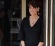 Carla Bruni-Sarkozy enceinte, déjeune avec les conjoints des chefs de délégation des pays africains et des organisations internationales, le vendredi 27 mai, à Deauville.