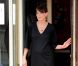 Carla Bruni-Sarkozy enceinte, déjeune avec les conjoints des chefs de délégation des pays africains et des organisations internationales, le vendredi 27 mai, à Deauville.