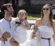 Alessandra Ambrosio, son fiancé Jamie Mazur et leur fille Anja profitent d'un moment en famille à Los Angeles, le 27 mai 2011.
