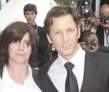 Chritophe Rocancourt, Catherine Breillat, Naomi Campbell et Farida Khelfa au festival de Cannes, le 21 mai 2008.