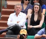 PPDA et Rachel Marsden au tournoi de Roland-Garros, le lundi 30 mai 2011.