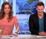 Matthieu Delormeau et Jeny Priez sur le plateau des Anges de la télé réalité : Miami Dreams le vendredi 3 juin 2011.