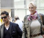 Brigitte Nielsen et son mari, à Londres, le 4 mai 2011.  