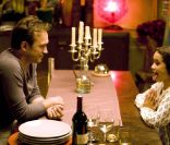 Vincent Perez et Iman Perez sur le tournage du film Un Baiser papillon