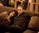 Valeria Golino et Vincent Perez sur le tournage du film Un Baiser papillon