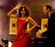Valeria Golino et Vincent Perez sur le tournage du film Un Baiser papillon