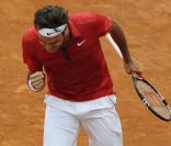 Roger Federer en demi-finale de Roland-Garros, le 3  juin 2011