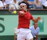 Roger Federer à Roland-Garros, le 3 juin 2011