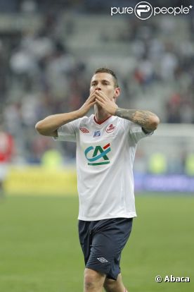 Ludovic Obraniak le 14 mai 2011, héros lors de la finale de Coupe de France face au PSG 