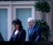 DSK et Anne Sinclair sortent de leur domicile de Tribeca afin de se rendre au tribunal de New York, le 5 juin 2011. 