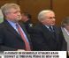 DSK plaide non coupable lors de l'audience du 6 juin 2011, à New York. Il est entouré de ses deux avocats Benjamin Brafman et William Taylor.
