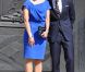 La princesse Victoria et le prince Daniel de Suède à Stockholm, le 6 juin 2011, pour les célébrations de la fête nationale suédoise. Dès 10 heures, le couple a donné le coup d'envoi de la journée en saluant le public à la porte sud du palais. 