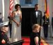 Michelle et Barack Obama très élégants à la Maison Blanche lors du dîner d'etats organisé pour Angela Merkel, le 7 juin 2011 à Washington 