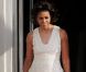 Michelle Obama superbe dans une longue robe blanche Naeem Khan le 7 juin 2011 à Washington 