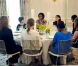 Michelle Obama lors d'une rencontre avec des jeunes femmes à la Maison Blanche. Le 7 juin 2011