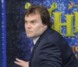 Jack Black lors de la représentation caritative de Shrek The Musical, à Londres, le 8 juin 2011.