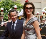 Cécilia et Nicolas Sarkozy, à l\'époque de leur mariage, le 14 juillet 2007<br />
