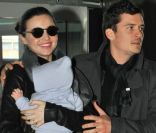 Miranda Kerr et Orlando Bloom avec leur adorable Flynn 