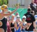 Laure Manaudou, avec son chéri Frédérick Bousquet et son frère Florent, prenait part dimanche 19 juin 2011 au Meeting de Carcassonne, une opération organisée par leur ami Jérôme Bouba et centrée sur les enfants.